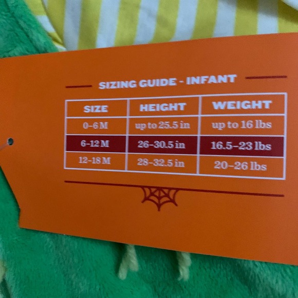 Hyde and Eek Baby Infant Plush Green Cactus Succulent Halloween Costume 6-12 Mth - Picture 10 of 13